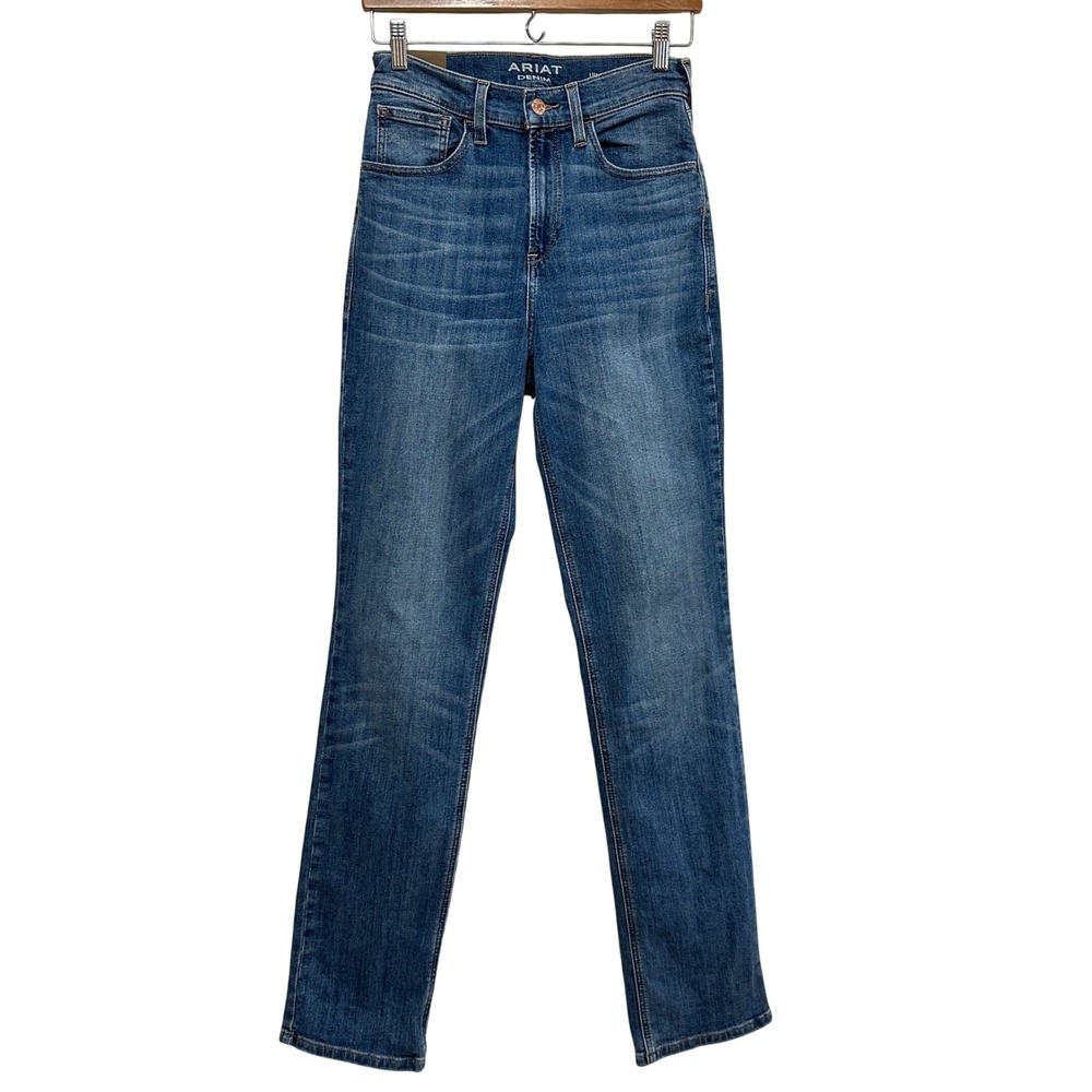 Ariat Ultra High Rise Lucy Relaxed Straight Jeans Womens 26 Long Western Cowgirl